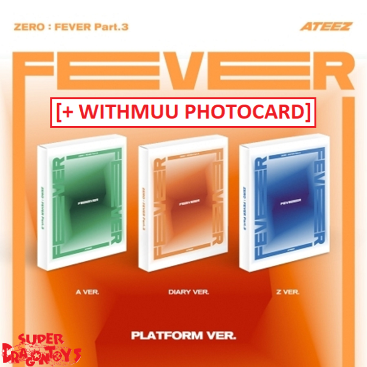 ATEEZ (에이티즈) - ZERO : FEVER [PART.3] - [PLATFORM VER.] - MINI ALBUM + [WITHMUU PHOTOCARD]