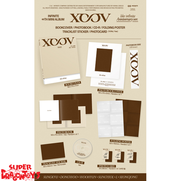INFINITE (인피니트) - LIKE INFINITE - [ANNIVERSARY VER.] - ∞TH MINI ALBUM