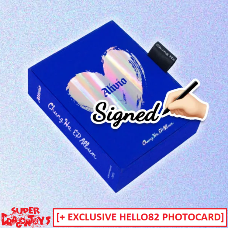 CHUNG HA (청하) - ALIVIO - EP ALBUM [LIMITED SIGNED ALBUM + HELLO82 PHOTOCARD]