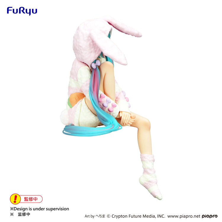FURYU VOCALOID - HATSUNE MIKU [RABBIT EAR HOOD PAJAMA VER.] - "NOODLE STOPPER" FIGURE