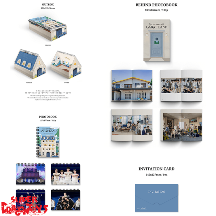SEVENTEEN (세븐틴) - 2024 SVT 8TH FAN MEETING [SEVENTEEN IN CARAT LAND] MEMORY BOOK+ + [WEVERSE GIFT]