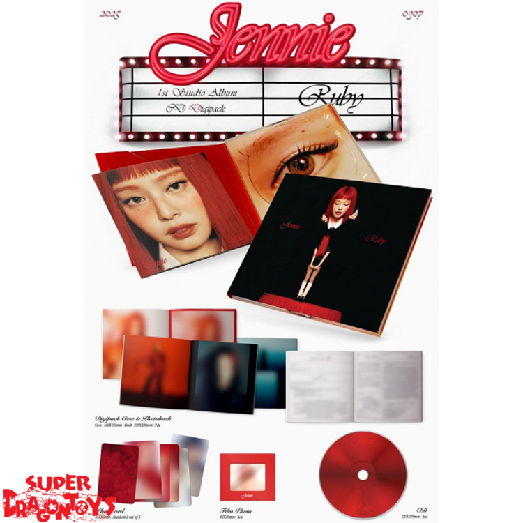 JENNIE (김제니) [BLACKPINK] - RUBY - [CD DIGIPACK] - 1ST STUDIO ALBUM