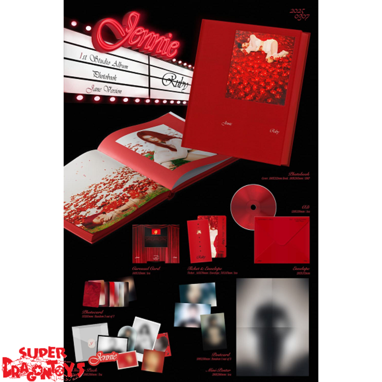 JENNIE (김제니) [BLACKPINK] - RUBY - [PHOTOBOOK VER.] - 1ST STUDIO ALBUM