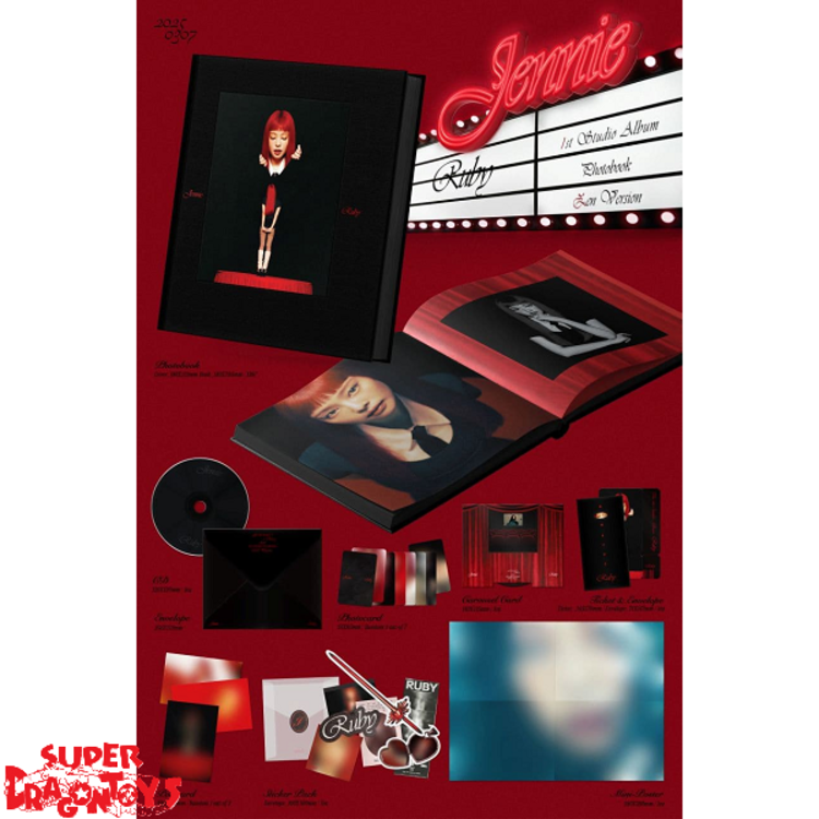 JENNIE (김제니) [BLACKPINK] - RUBY - [PHOTOBOOK VER.] - 1ST STUDIO ALBUM