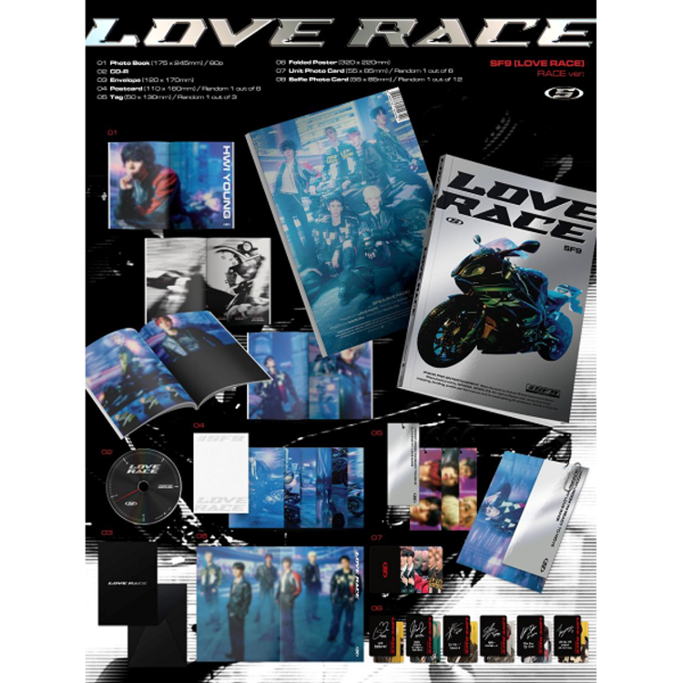 SF9 (에스에프나인) - LOVE RACE - 15TH MINI ALBUM