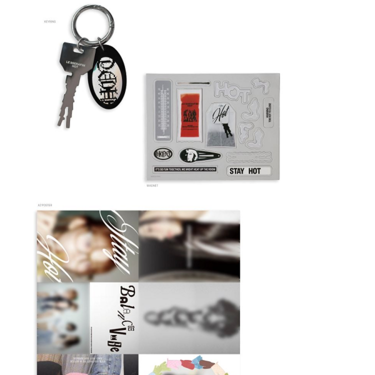 LE SSERAFIM (르세라핌) - HOT - [TIN CASE VER.] - 5TH MINI ALBUM