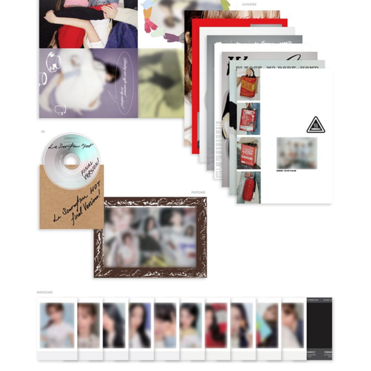 LE SSERAFIM (르세라핌) - HOT - [TIN CASE VER.] - 5TH MINI ALBUM