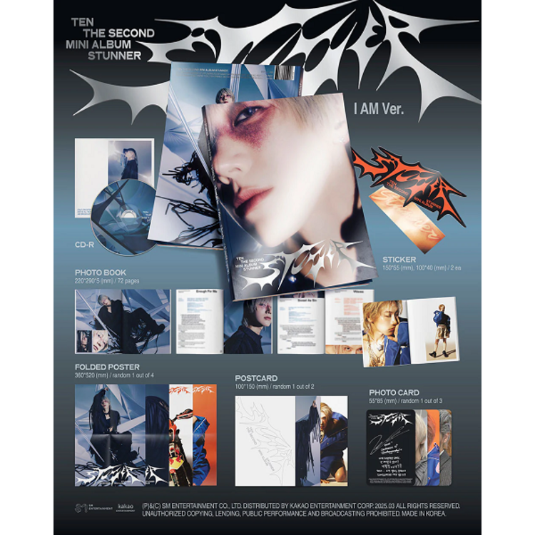 TEN (텐) [NCT] - STUNNER - [PHOTOBOOK / I AM VER.] - 2ND MINI ALBUM