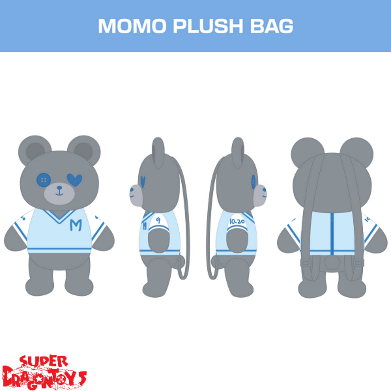 【匿名発送】TWICE モモ PLUSH BAG TWICE LOVELY MOVELY MOMO ver. Plush Bag Backpack Rucksack GIGO