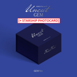 KIIIKIII (키키) - UNCUT GEM - [GEM VER.] - 1ST EP + [STARSHIP PHOTOCARD]