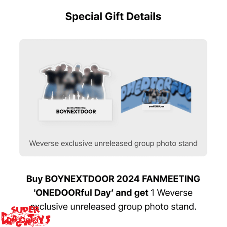 BOYNEXTDOOR (보이넥스트도어) - 2024 FANMEETING "ONEDOORFUL DAY" - [DIGITAL CODE SET] PACKAGE + [WEVERSE GIFT]