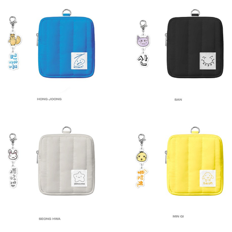 ATEEZ (에이티즈) - 2025 WORLD TOUR [TOWARD THE LIGHT : WILL TO POWER] KEYRING MINI POUCH - OFFICIAL MD