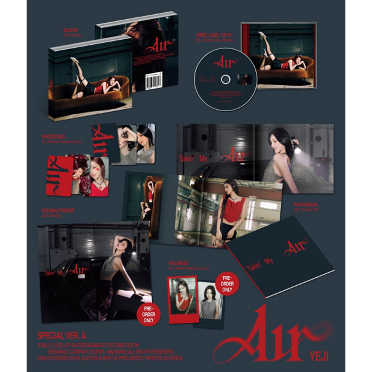 YEJI (예지) [ITZY] - AIR - [SPECIAL VER.] - 1ST ALBUM