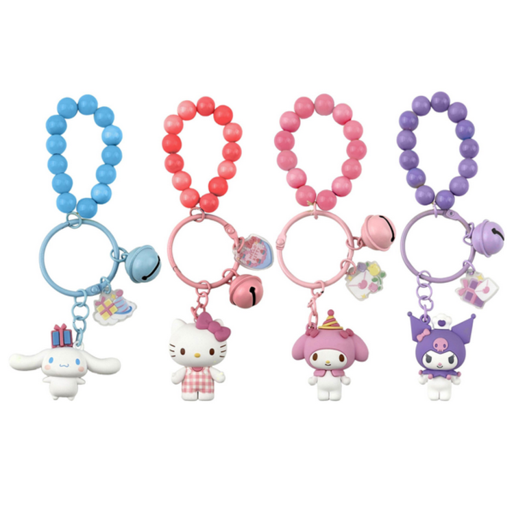 HELLO KITTY AND FRIENDS - MY MELODY  - CELEBRATION SERIES KEYCHAIN