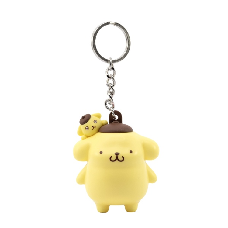 HELLO KITTY AND FRIENDS - POMPOMPURIN - POCKET HERO KEYCHAIN
