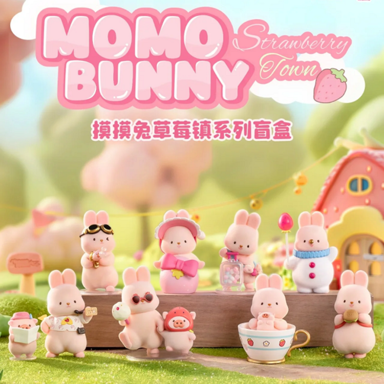 FUNISM - MOMO BUNNY [STRAWBERRY TOWN SERIES] - BLINDBOX MINI FIGURE