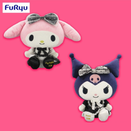 FURYU SANRIO CHARACTERS - KUROMI "20TH ANNIVERSARY" - BIG PLUSH [25CM]