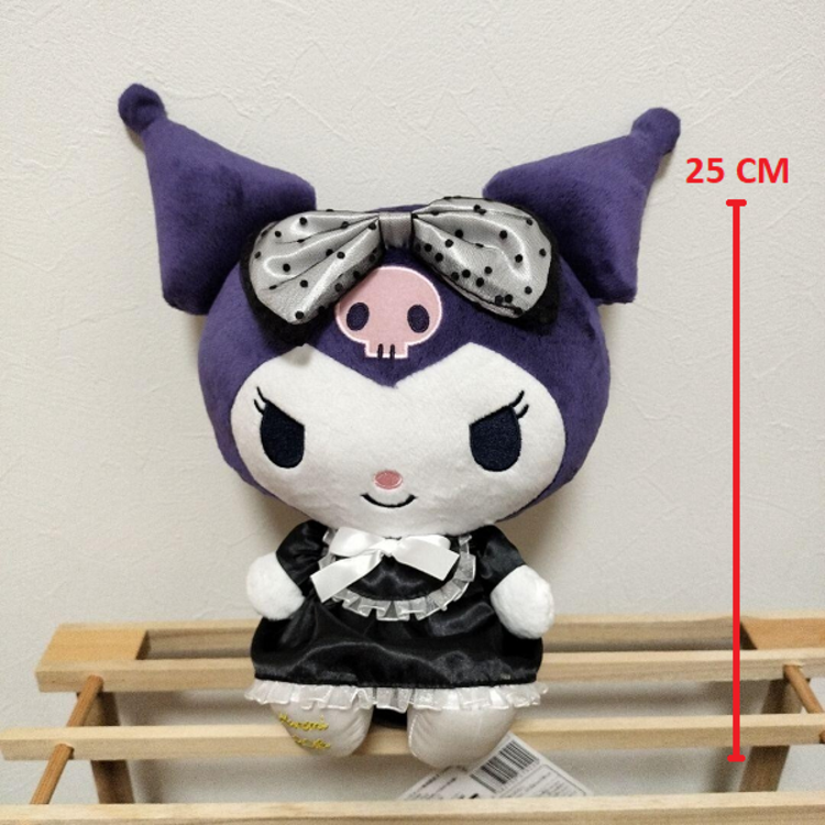 FURYU SANRIO CHARACTERS - KUROMI "20TH ANNIVERSARY" - BIG PLUSH [25CM]