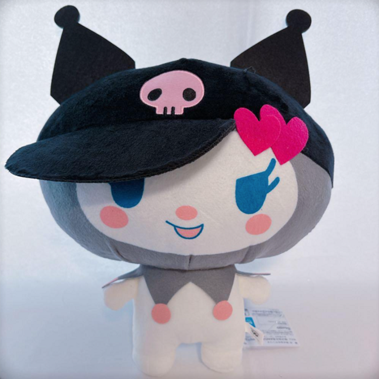 BANDAI SANRIO CHARACTERS - KUROMI "TAMAGOTCHI UNI" - SOFT PLUSH [26CM]