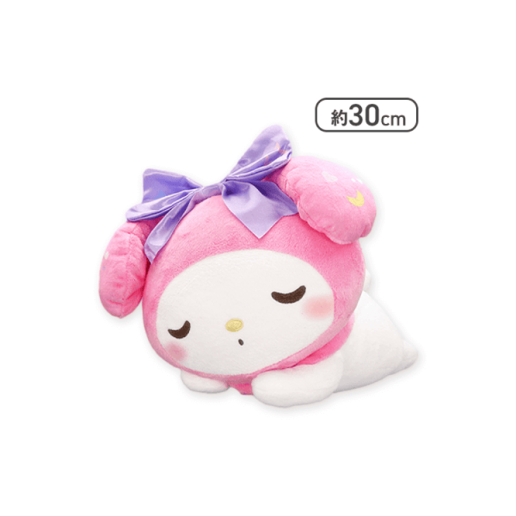 FURYU SANRIO CHARACTERS - MY MELODY "LYING DOWN" - BIG PLUSH [30CM]