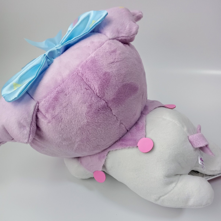 FURYU SANRIO CHARACTERS - KUROMI "LYING DOWN" - BIG PLUSH [30CM]