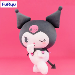 FURYU SANRIO CHARACTERS - KUROMI "TURN AROUND SECRET" - BIG PLUSH [40CM]