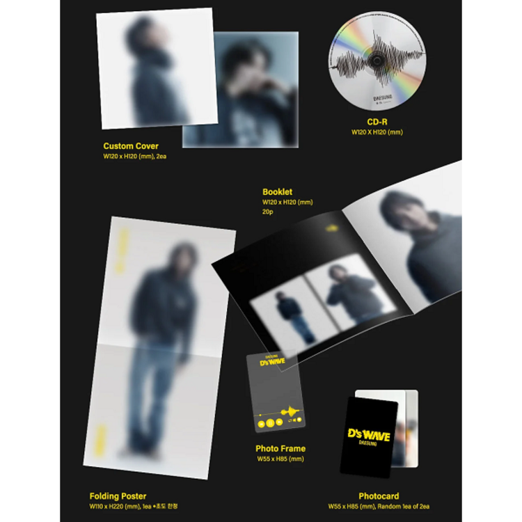DAESUNG (강대성) - D'S WAVE - [BLACK VER.] - 1ST MINI ALBUM