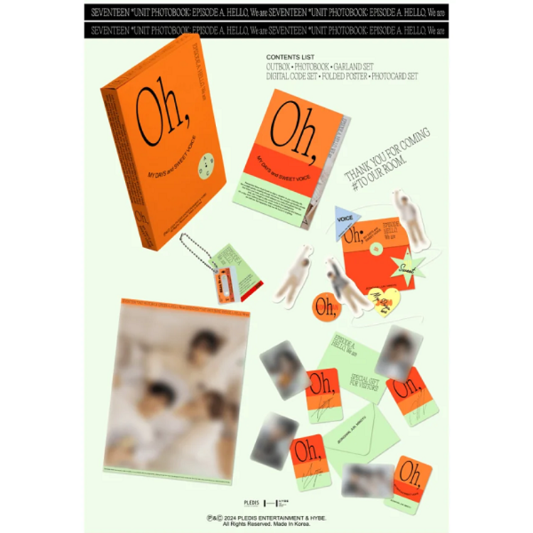 SEVENTEEN (세븐틴) - UNIT PHOTOBOOK SET [OH; MY DAYS AND SWEET VOICE] + [WEVERSE GIFT]