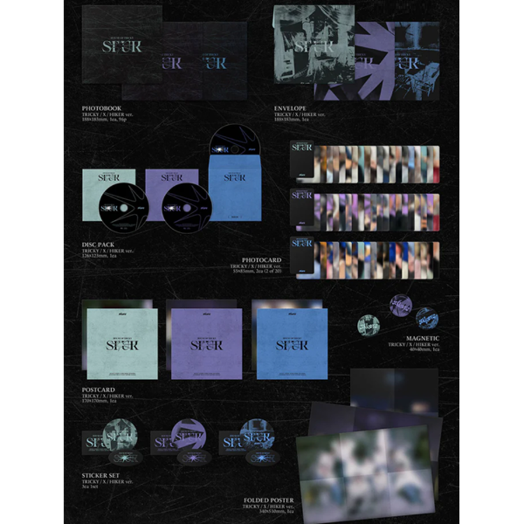 XIKERS (싸이커스) - HOUSE OF TRICKY : SPUR - 5TH MINI ALBUM