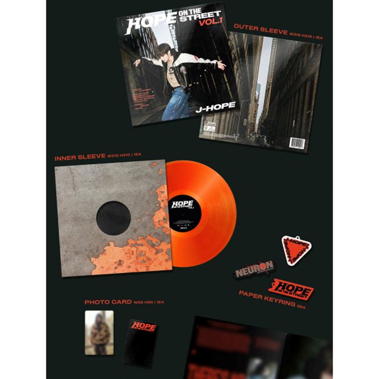 J-HOPE (제이홉) [BTS] - HOPE ON THE STREET VOL.1 - SPECIAL ALBUM (LP VERSION)