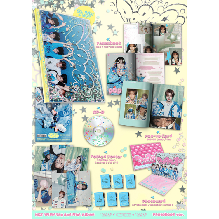 NCT WISH (엔시티 위시) - POPPOP - [PHOTOBOOK VER.] - 2ND MINI ALBUM