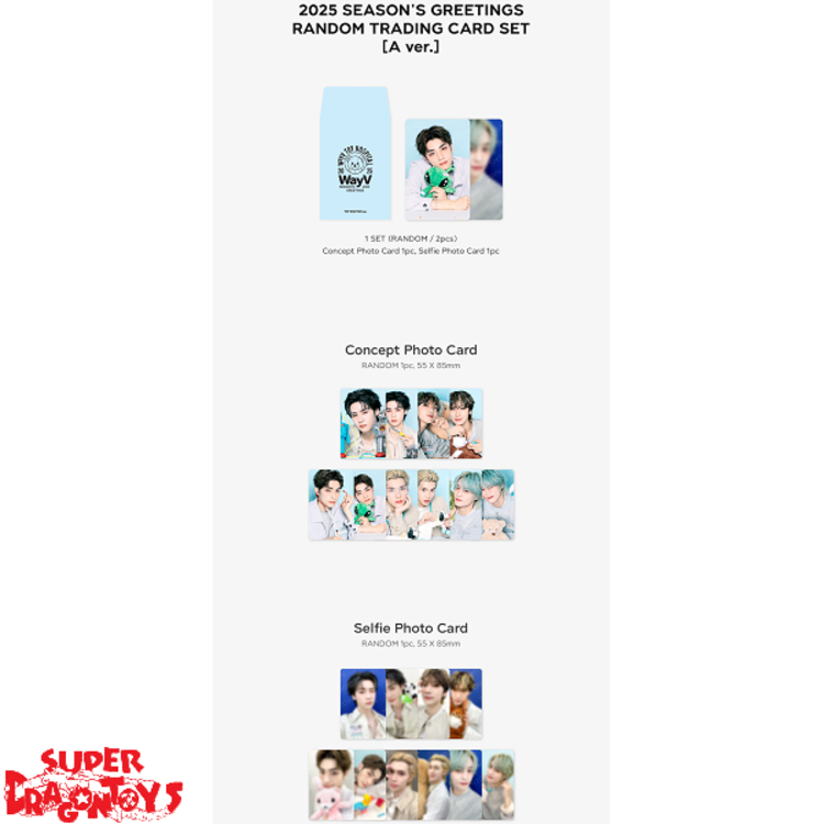 SM ARTIST - [WAYV] 2025 SEASON'S GREETINGS RANDOM TRADING CARD - OFFICIAL MD