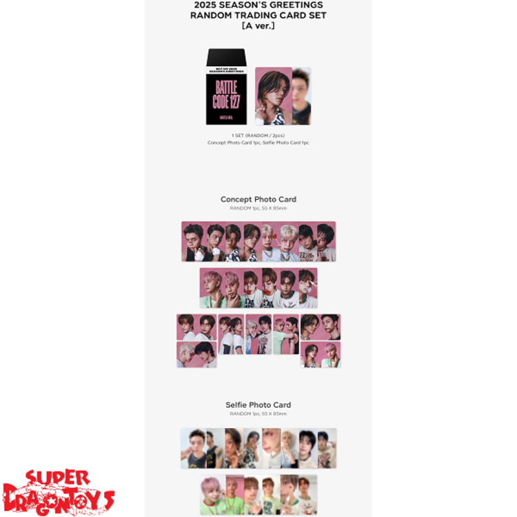 SM ARTIST - [NCT 127] 2025 SEASON'S GREETINGS RANDOM TRADING CARD - OFFICIAL MD