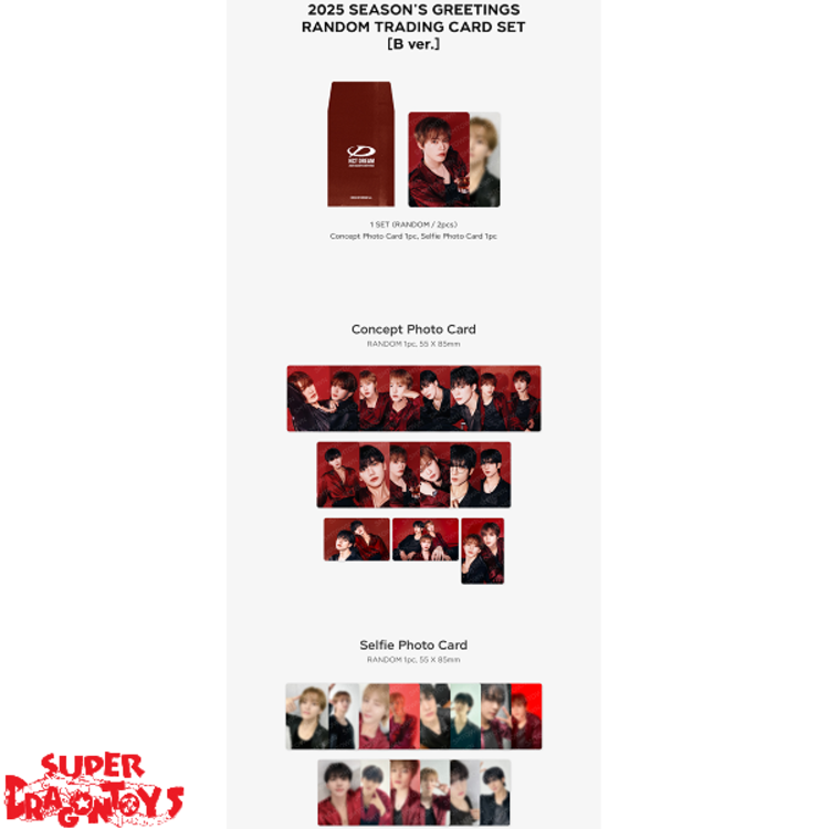SM ARTIST - [NCT DREAM] 2025 SEASON'S GREETINGS RANDOM TRADING CARD - OFFICIAL MD