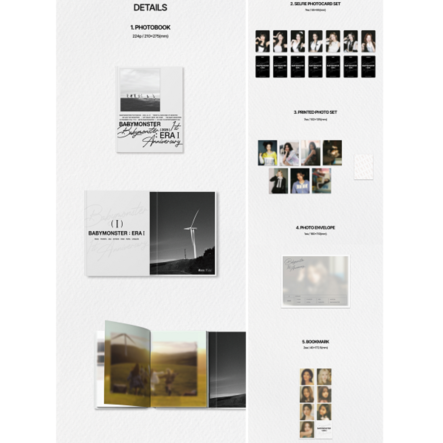 BABYMONSTER (베몬) - ERA I [1ST ANNIVERSARY PHOTOBOOK] + [WEVERSE
