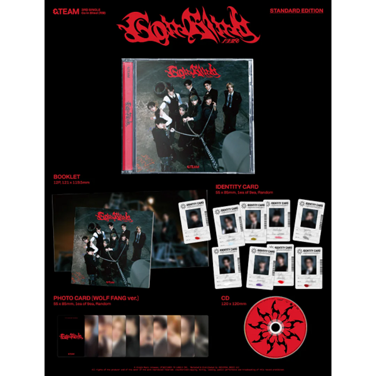 &TEAM (エンティーム) - GO IN BLIND - [STANDARD EDITION] - 3RD SINGLE ALBUM + [WEVERSE GIFT]