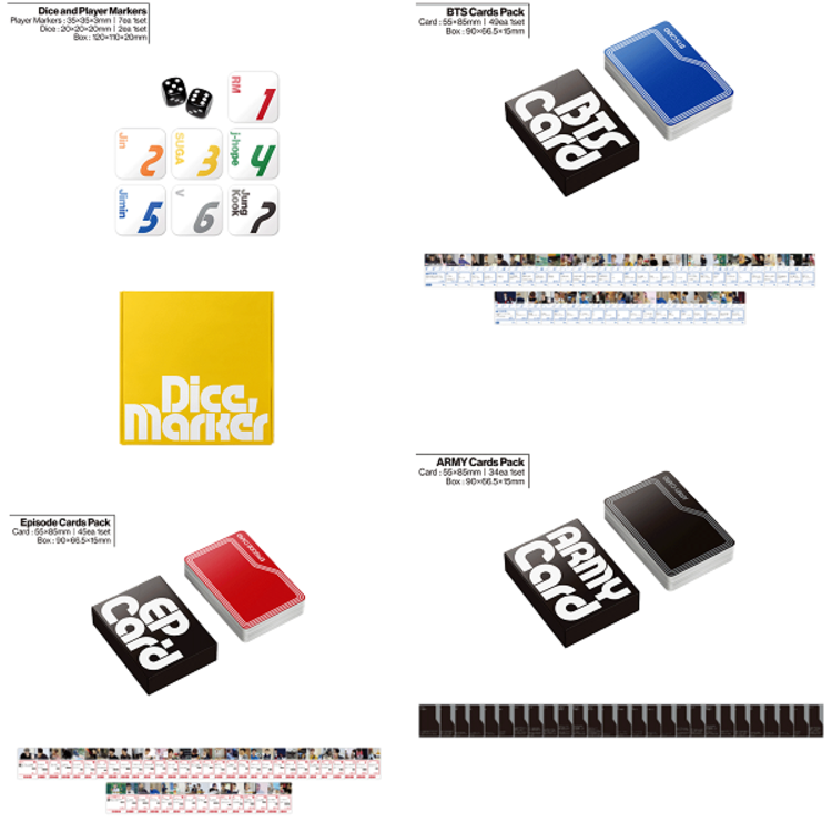 BTS (방탄소년단) - RUN BTS POLY HIGHLIGHT PACKAGE (BOARD GAME)