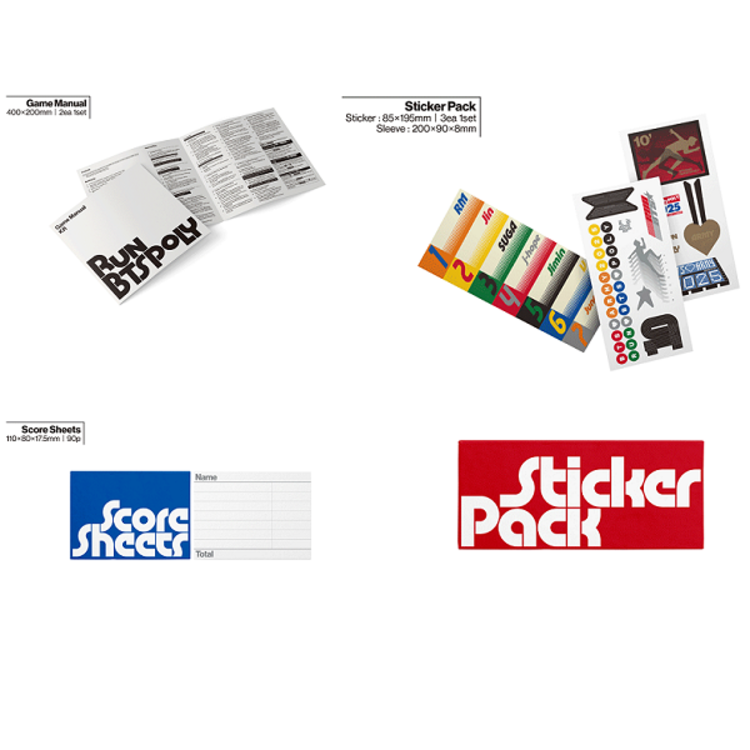 BTS (방탄소년단) - RUN BTS POLY HIGHLIGHT PACKAGE (BOARD GAME)