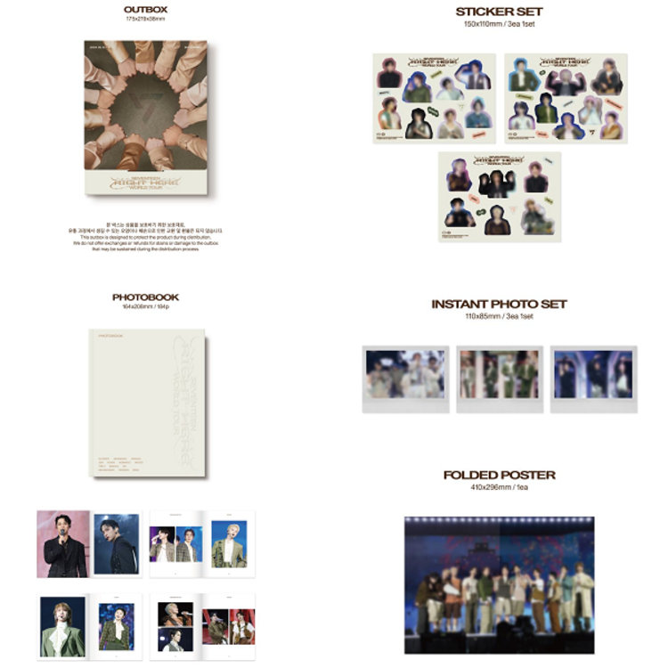 SEVENTEEN (세븐틴) - WORLD TOUR "RIGHT HERE" - [DIGITAL CODE + PROGRAM BOOK SET] + [WEVERSE GIFT]