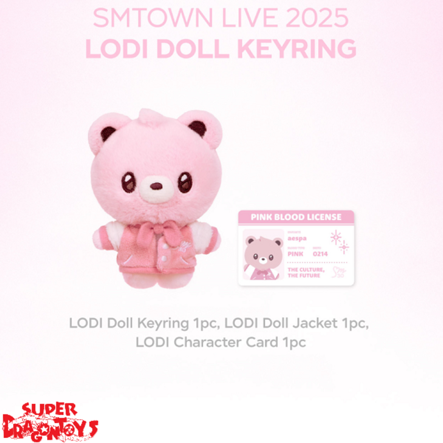 SMTOWN LIVE 2025 TOUR - LODI DOLL KEYRING [NCT127 VER.] - OFFICIAL