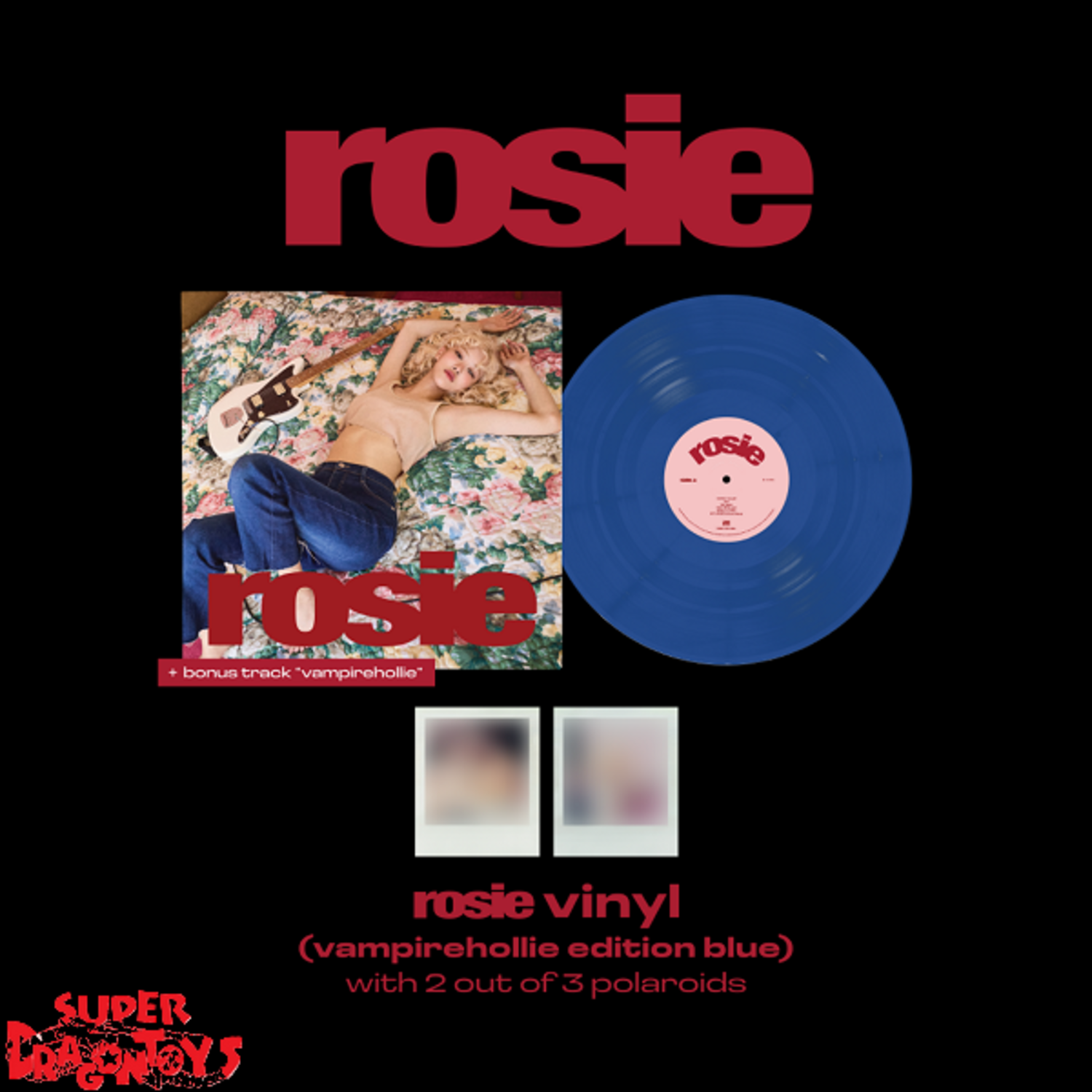 ROSE ROSIE - [VAMPIREHOLLIE VER. BLUE] - 1ST STUDIO ALBUM (VINYL) - SUPER  DRAGON TOYS