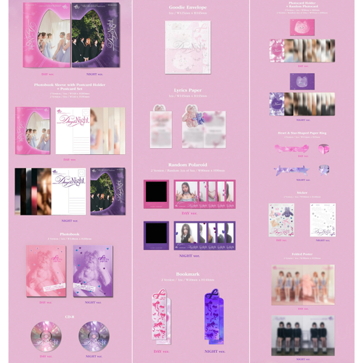 FIFTY FIFTY (피프티 피프티) - DAY & NIGHT - 3RD MINI ALBUM