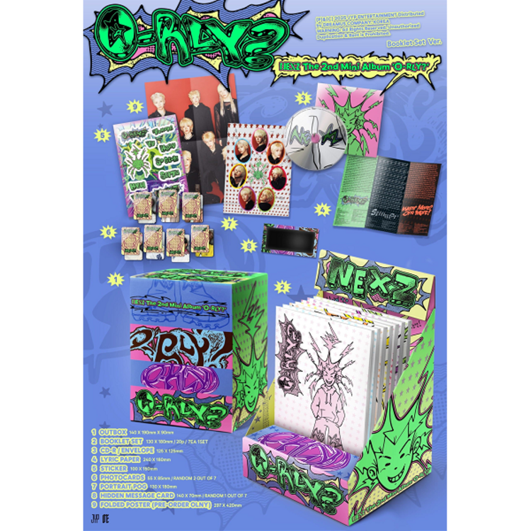 NEXZ (넥스지) - O-RLY? - [BOOKLET SET] - 2ND MINI ALBUM