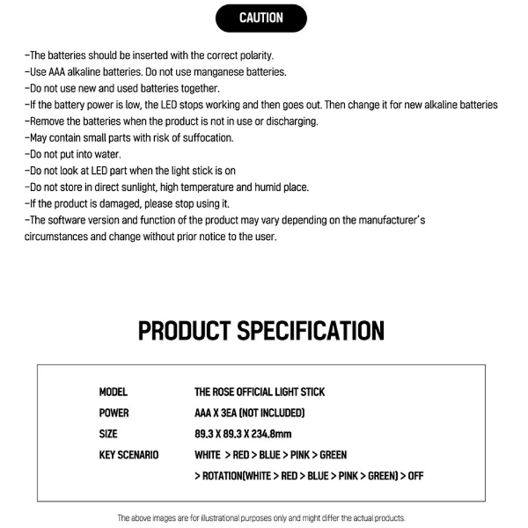 THE ROSE (더 로즈) - OFFICIAL LIGHTSTICK