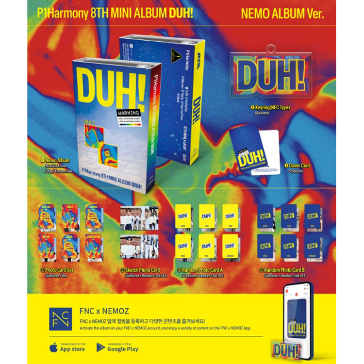 P1HARMONY (피원하모니) - [DUH!] - [NEMO VER.] - 8TH MINI ALBUM