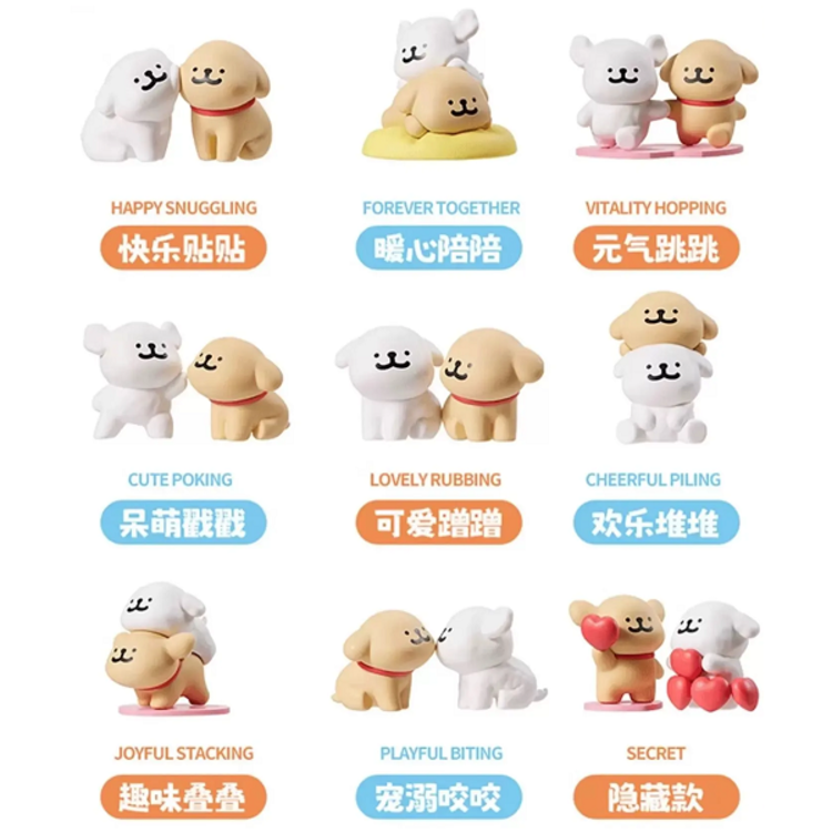 FUNISM - MALTESE [HAPPY SNUGGLING SERIES] - BLINDBOX MINI FIGURE