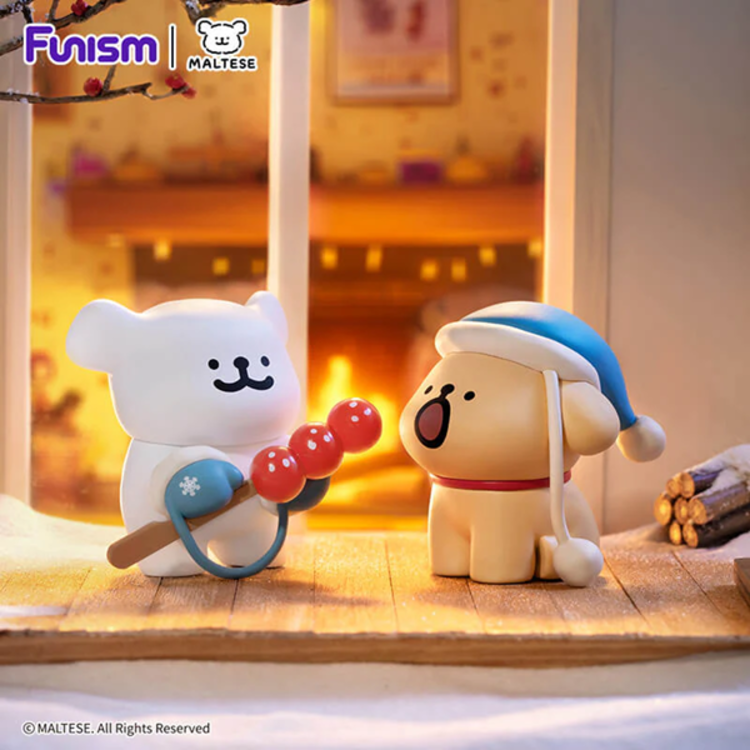 FUNISM - MALTESE [CUDDLY MOMENTS SERIES] - BLINDBOX MINI FIGURE