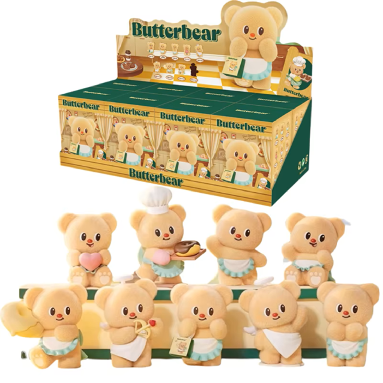 【新品未開封完売品】Butterbear DAYS ミニぬいblind エプロン 新品未開封】Butterbear DAYS ミニぬいblind エプロン