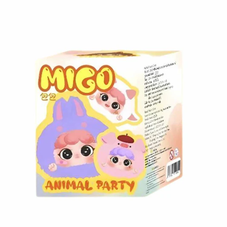 HAPPY GHOST - MIGO [ANIMAL PARTY] - BLINDBOX PLUSH BAG PENDANT