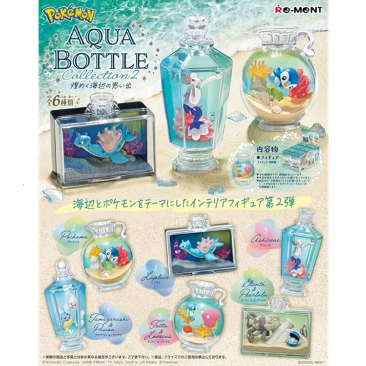 RE-MENT RE-MENT - POKEMON - AQUA BOTTLE [COLLECTION2] - BLINDBOX MINI FIGURE